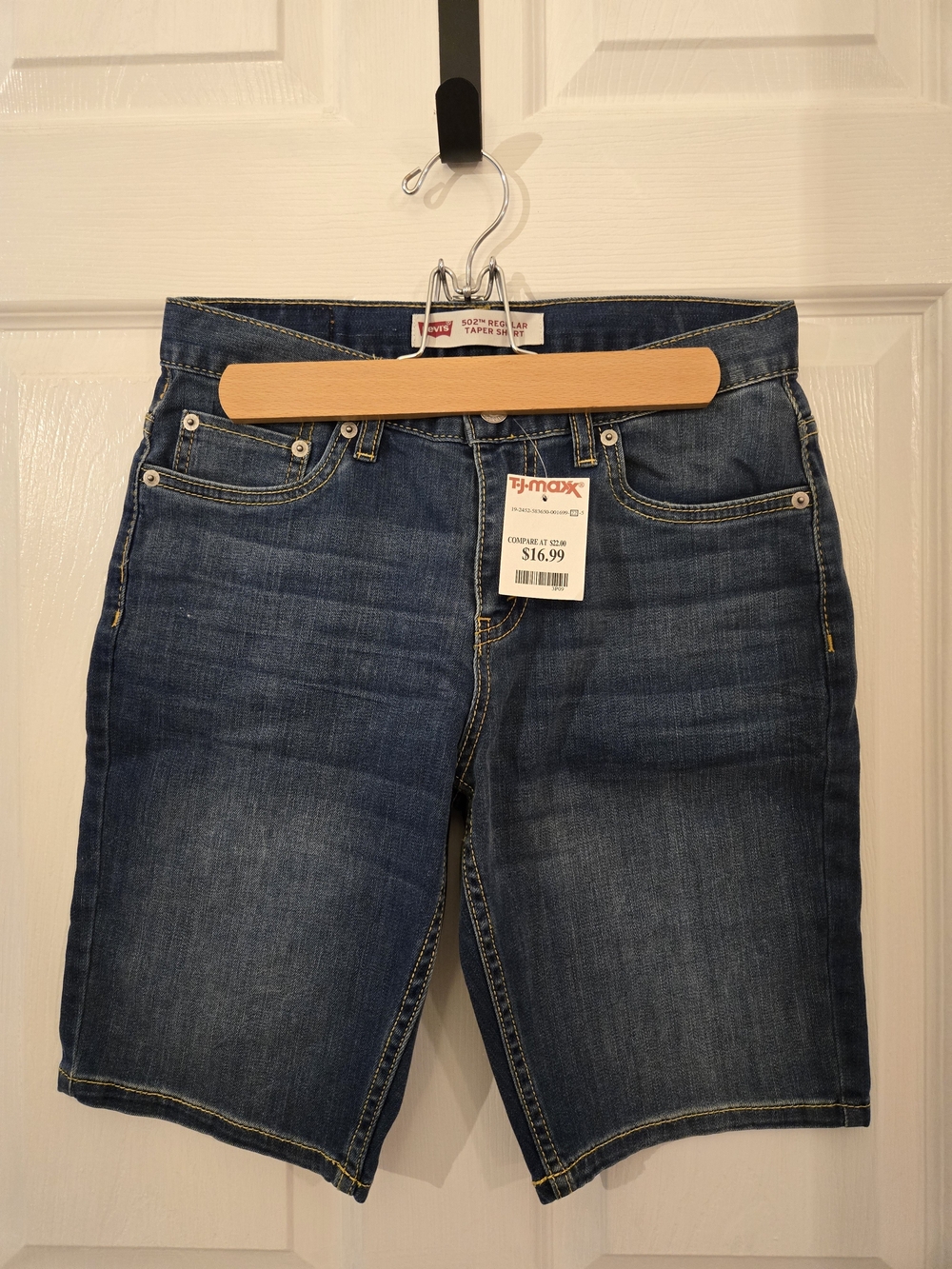 Levi's Strauss & Co. Boy’s Dark Blue Denim Relaxed Shorts